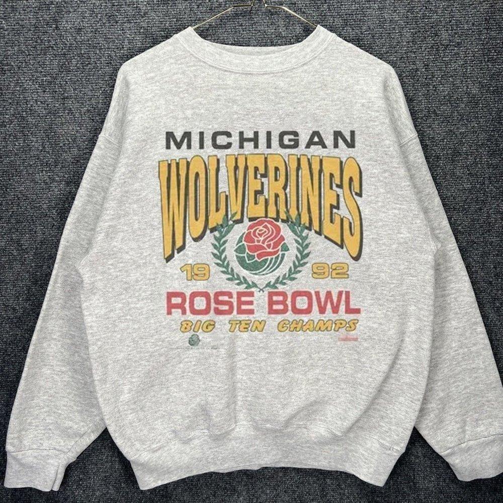 Michigan Wolverines 1992 Rose Bowl Champs Sweatshirt 1